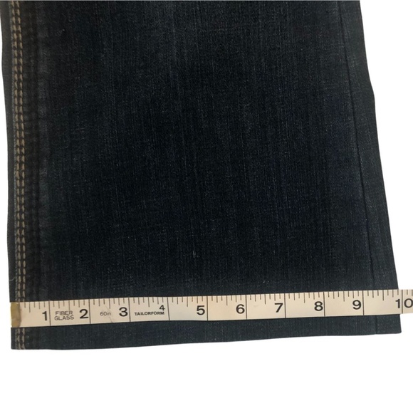 Seven7 Women’s Dark Wash Stretch Mid Rise Boot Cut Jeans Sz 13/31 NWT - Picture 14 of 16